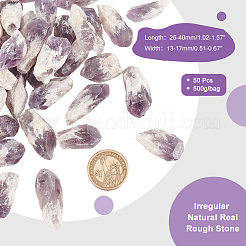 Perle di ametista naturale grezzo grezzo&nbsp;G-WH0016-34