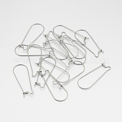 Pendientes de aro de acero inoxidable 304 resistentes al deslustre&nbsp;STAS-N060-01