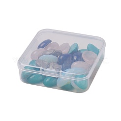 Natürliche & synthetische gemischte Edelstein-Cabochons&nbsp;G-JP0001-12