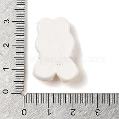 Cabochons décodés en résine opaque sur le thème du lapin de Noël&nbsp;RESI-S397-02E