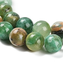 Fili naturali perline di diaspro verde&nbsp;G-B128-A03-03