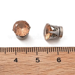 Orecchini a clip con zirconi cubici&nbsp;EJEW-L100-01P-04