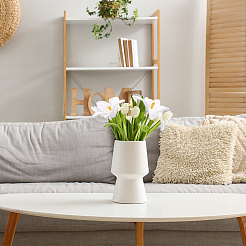 Handgemachte gehäkelte künstliche Blume aus Baumwolle&nbsp;LS-AJEW-WH0009-75C