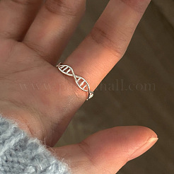 DNA-Helix-Manschettenringe aus Messing für Damen&nbsp;FS-WG0A652-01