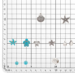 DIY-Set zur Herstellung von Armbändern mit Meeresmotiven&nbsp;DIY-AR0003-08