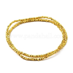 Chapelets de perles en hématite synthétique électrolytique sans magnétiques&nbsp;G-G849-05G