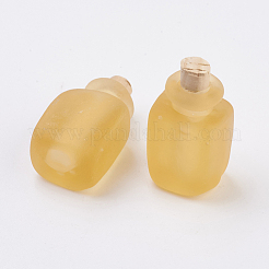 Handmade lampwork Parfümflasche Anhänger&nbsp;LAMP-P044-O