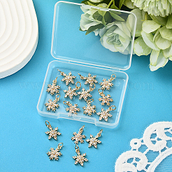 16 Stück 2 Stile Messing Micro Pave Zirkonia Charms&nbsp;KK-SC0006-96