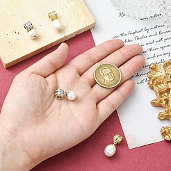 4 pendentif en laiton plaqué micro pavé transparent en zircone cubique&nbsp;KK-CJ0002-71