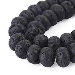 1 brin de perles de roche volcanique naturelle&nbsp;G-TA0003-44B