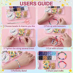 Kit de fabricación de collar de pulsera de diy&nbsp;DIY-YW0007-52