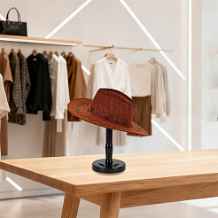 Porte-chapeau en forme de dôme en plastique et alliage&nbsp;AJEW-WH0871-03B