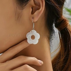 Boucles d'oreilles avec pdentif en acrylique&nbsp;FS-WG6208F-01