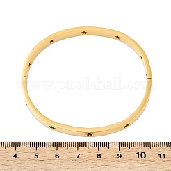Bracelets articulés en acier inoxydable 304 avec étoile creuse&nbsp;BJEW-L610-20G