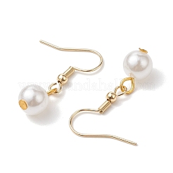 Runde Halskette & Armband & Ohrhänger-Sets aus ABS-Kunststoff mit Kunstperlen für Damen&nbsp;SJEW-JS01306