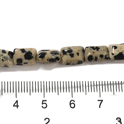 Natur Dalmatiner Jaspis Perlen Stränge&nbsp;G-G085-A13-01