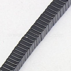 Electroplate non magnetici ematite Perle sintetiche heishi fili&nbsp;X-G-J171A-3x3mm-03