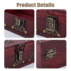 Cajas de madera&nbsp;CON-WH0086-239B