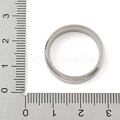 201 bagues en acier inoxydable pour femmes&nbsp;RJEW-Z092-01P-02