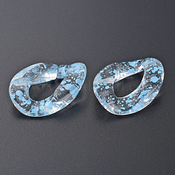 Transparentem Acryl Verknüpfung Ringe&nbsp;OACR-N009-014A-12