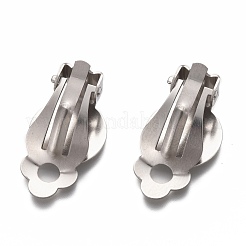 Engaste de pendientes con clip de acero inoxidable 304 resistente al deslustre&nbsp;STAS-P249-22P