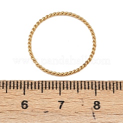 Anillos de dedo de acero inoxidable 304 para mujer&nbsp;RJEW-K301-08B-G