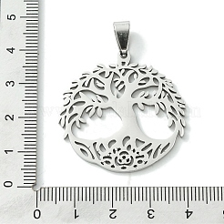 Pendentifs en acier inoxydable 201 anti-ternissement&nbsp;STAS-U003-21B-P