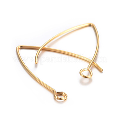 Ganci per orecchini in acciaio inossidabile 304&nbsp;X-STAS-F191-02G-B