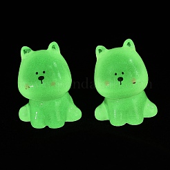 Ornements de petits chiens mignons en résine lumineuse&nbsp;RESI-R459-02C