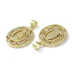 Pendentifs en laiton de placage de rack avec zircone cubique&nbsp;KK-M272-07G