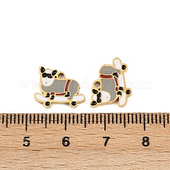 304 Edelstahl-Emaille-Anhänger&nbsp;STAS-C137-06A-G