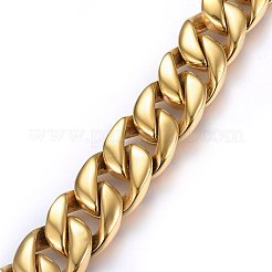 Bracelets gourmettes en acier inoxydable 304 avec placage ionique (IP)&nbsp;BJEW-E346-19G