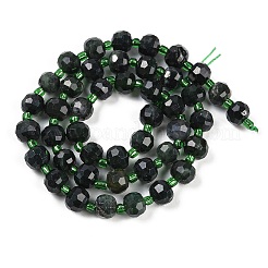 Natürliche schwarze Jadeperlenstränge&nbsp;G-H057-A01-01