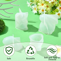 4 moule en silicone pour bougies 3D en forme de lapin&nbsp;ST-CJ0043-047