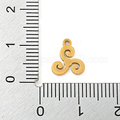 Anhänger aus 304 Edelstahl&nbsp;STAS-Z076-01G-03