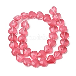 Transparent perles de verre brin&nbsp;GLAA-F112-03A