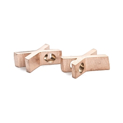 Breloques en acier inoxydable 304 plaquées par ions (IP)&nbsp;STAS-K216-41X-RG