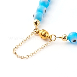 Braccialetti fatti a mano con perline malocchio&nbsp;BJEW-JB06380