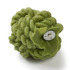 Bougies sans fumée d'aromathérapie en forme de pelote de laine&nbsp;DIY-B004-A07