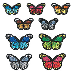1 Beutel Polyester-Stickstoff zum Aufbügeln/Aufnähen von Patches&nbsp;DIY-TA0013-52