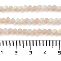 Chapelets de perles en verre transparente  &nbsp;X1-EGLA-A034-T4mm-MB20