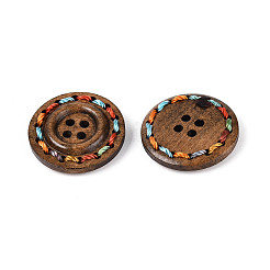 Reronda 4-holebuttons con rosca colorido envuelto&nbsp;X-NNA0Z51
