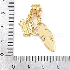 Pendentifs en laiton zircon cubique transparent&nbsp;CU-CBAFB7D-05G