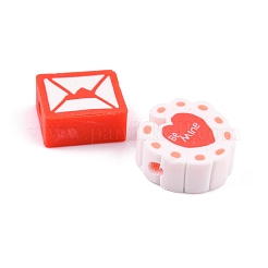 100 Stück handgefertigte Fimo-Perlen&nbsp;CLAY-YW0001-66