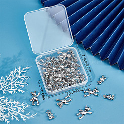 48pcs 2 Arten Legierungsanhänger&nbsp;FIND-SC0003-83