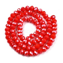 FilI di perline in vetro placcato&nbsp;EGLA-A044-P6mm-A22