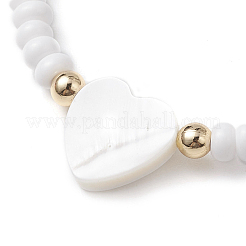 Stretch-Armbänder mit Glasperlen&nbsp;BJEW-MZ00127-02