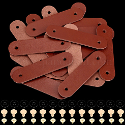20 pieza de hebillas de cuero PU&nbsp;DIY-CY0003-87B