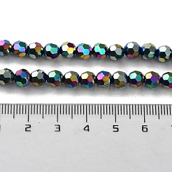 Fili di perle di vetro placcato&nbsp;EGLA-R042-6mm-04