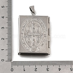 Medaillonanhänger aus 316 Edelstahl&nbsp;STAS-C123-03B-P